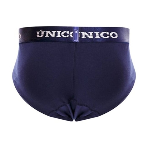 Mundo Unico Profundo marine blauw heren slip
