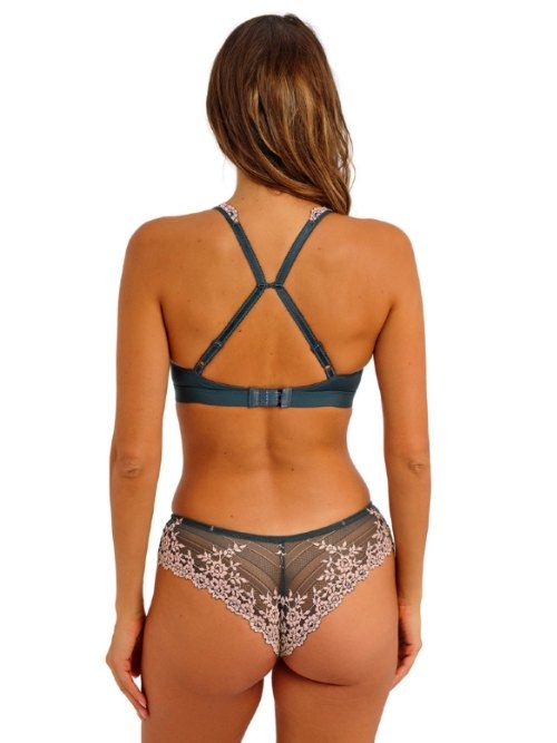 Wacoal Lingerie Embrace Lace grijs/roze wireless bh
