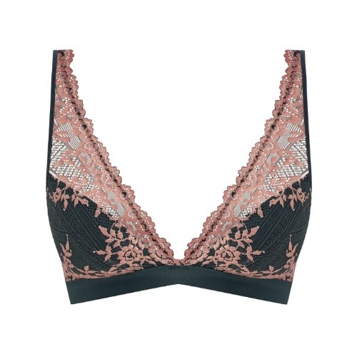 Wacoal Lingerie Embrace Lace grijs/roze wireless bh