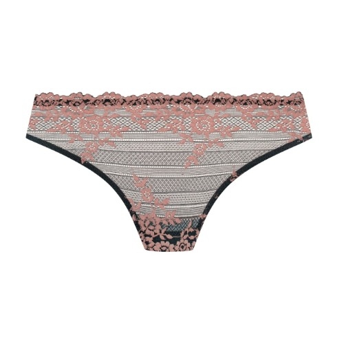 Wacoal Lingerie Embrace Lace grijs/roze slip