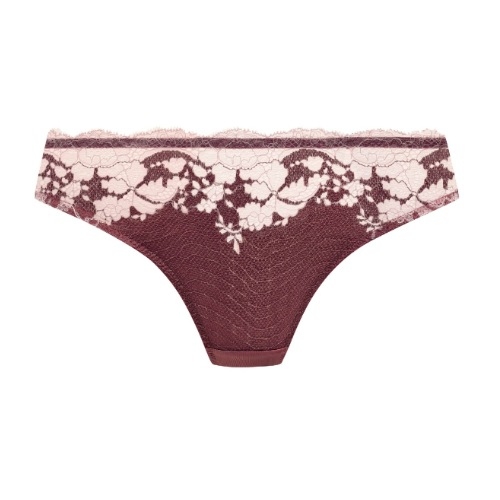 Wacoal Lingerie Modern Affair bruin/roze slip