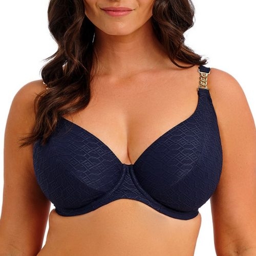 Fantasie Swim Azores marine blauw voorgevormde bikinitop