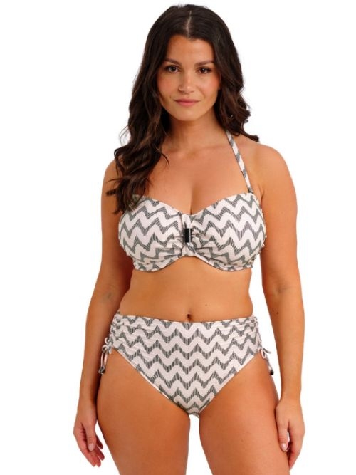 Fantasie Swim Vanuata wit/zwart voorgevormde bikinitop