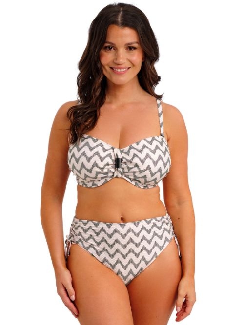 Fantasie Swim Vanuata wit/zwart bikini broekje
