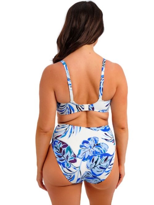 Fantasie Swim Kefalonia wit/blauw voorgevormde bikinitop