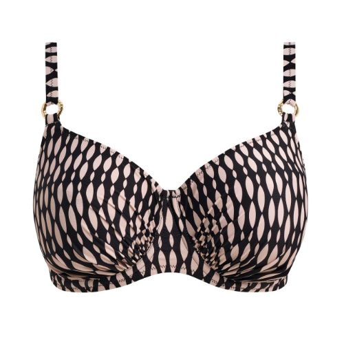 Fantasie Swim Shell Bay zwart voorgevormde bikinitop