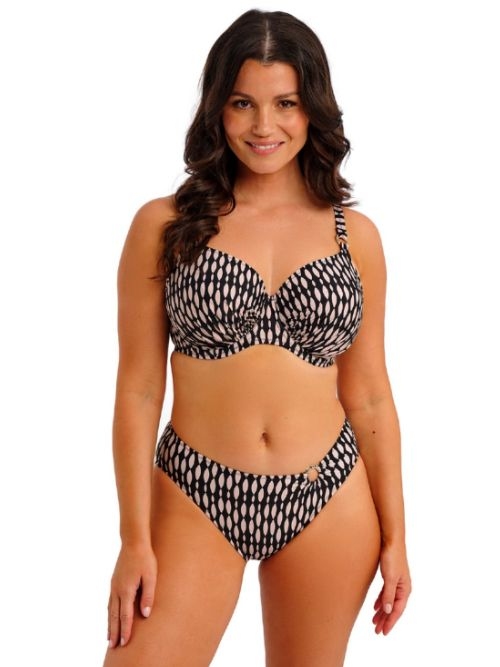 Fantasie Swim Shell Bay zwart bikini broekje