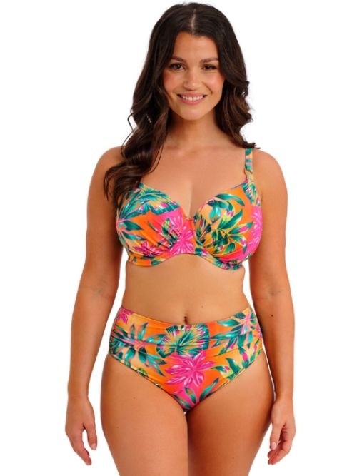 Fantasie Swim Sunset Reef oranje voorgevormde bikinitop