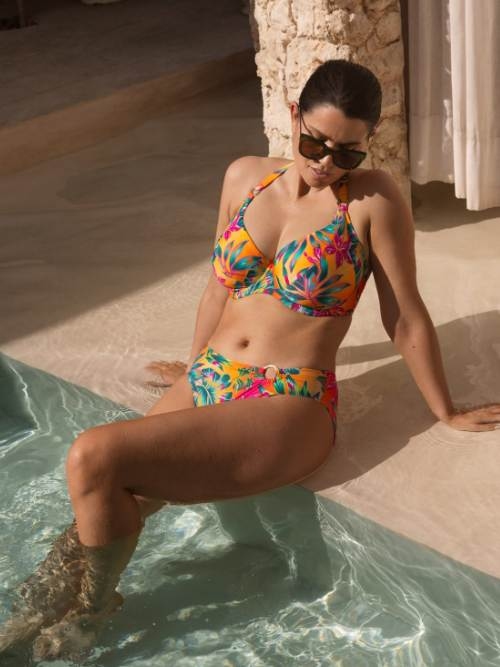 Fantasie Swim Sunset Reef oranje voorgevormde bikinitop