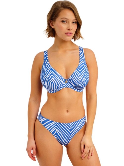 Freya Swim Fiji Falls blauw/wit voorgevormde bikinitop