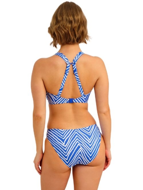 Freya Swim Fiji Falls blauw/wit voorgevormde bikinitop