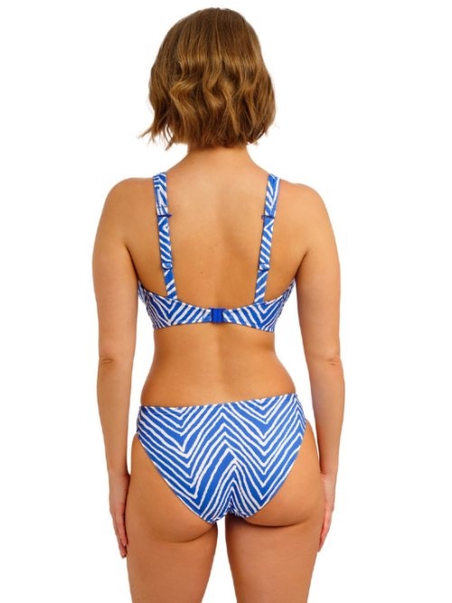 Freya Swim Fiji Falls blauw/wit voorgevormde bikinitop