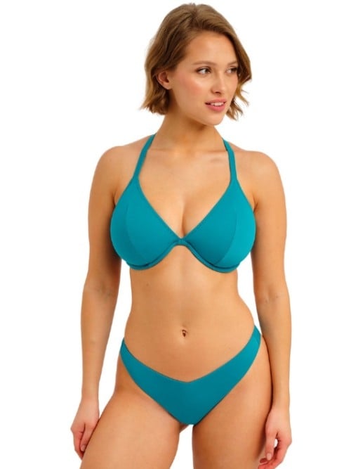 Freya Swim Jewel Cove turquoise soft-cup bikinitop