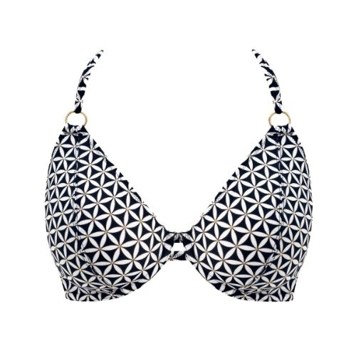 Freya Swim Koh Tao zwart/wit soft-cup bikinitop