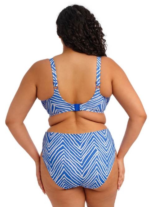 Elomi Swim Fiji Falls blauw/wit soft-cup bikinitop
