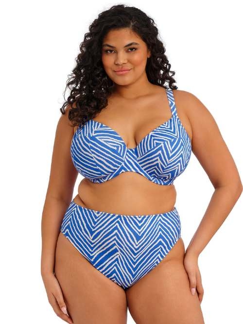 Elomi Swim Fiji Falls blauw/wit bikini broekje