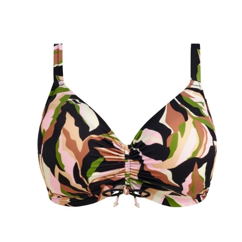 Elomi Swim Ocean Avenue zwart soft-cup bikinitop