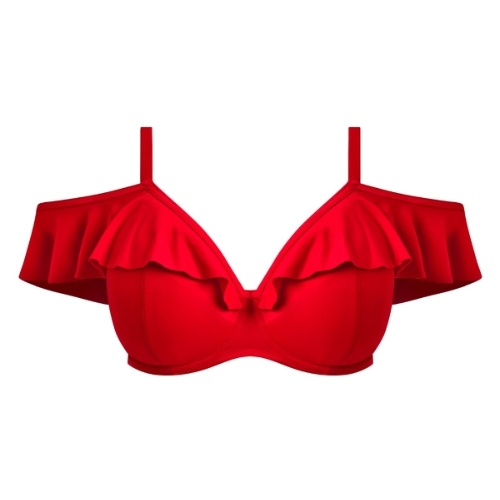 Elomi Swim Plain Sailing rood voorgevormde bikinitop
