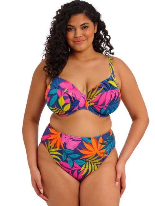 Elomi Swim Porto Rafti blauw soft-cup bikinitop