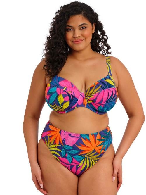 Elomi Swim Porto Rafti blauw bikini broekje