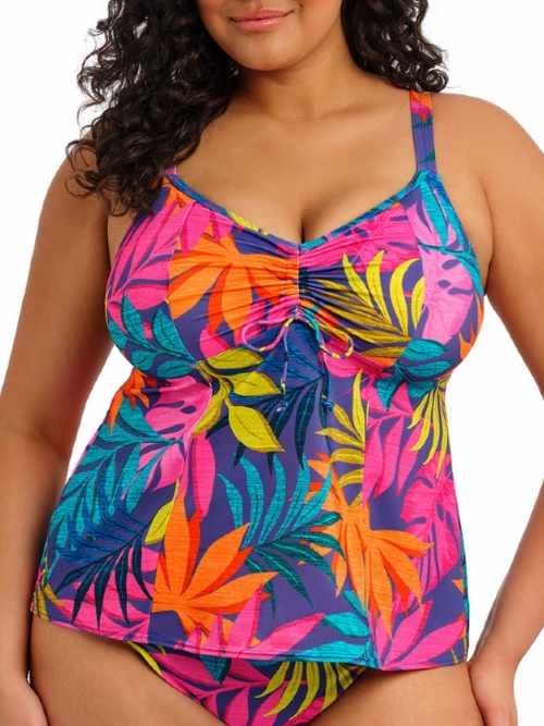 Elomi Swim Porto Rafti blauw tankini top