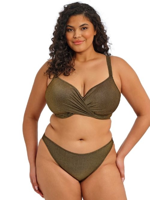 Elomi Swim Sunset Shimmer goud bikini broekje