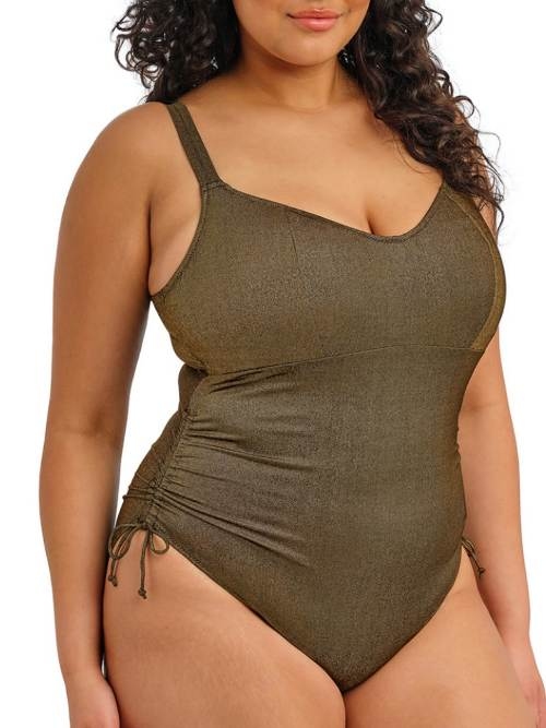 Elomi Swim Sunset Shimmer goud badpak