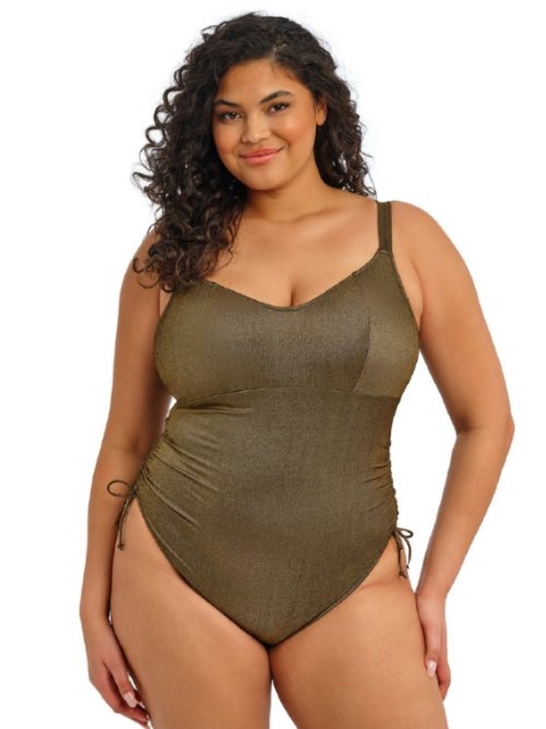 Elomi Swim Sunset Shimmer goud badpak