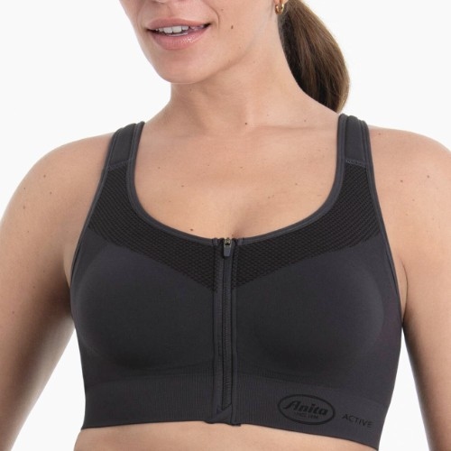 Anita Active Easy Move ZIP zwart sport bh
