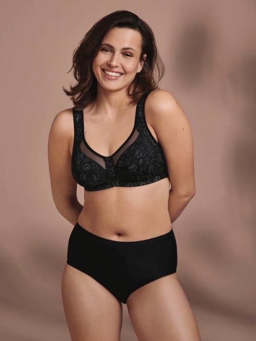 Anita Clara zwart/grijs wireless bh