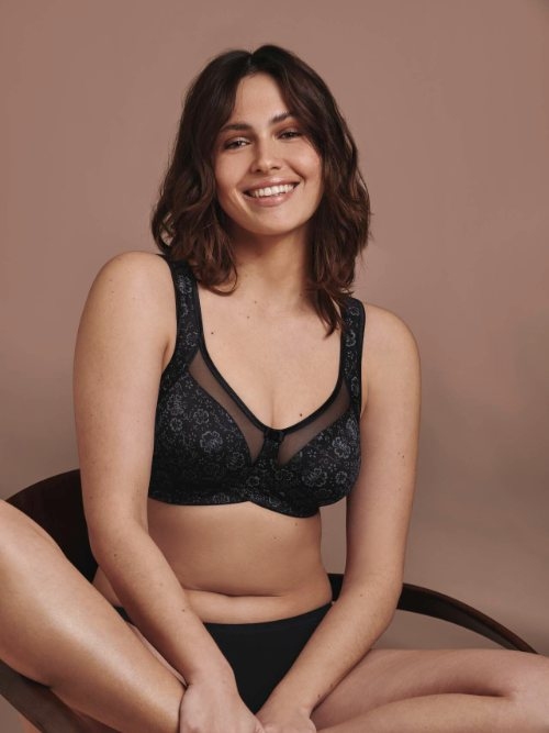 Anita Clara zwart/grijs wireless bh