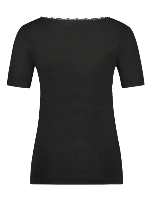 RJ Bodywear Thermo Pro zwart dames thermo t-shirt