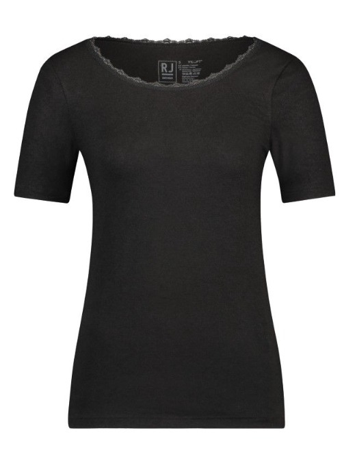 RJ Bodywear Thermo Pro zwart dames thermo t-shirt