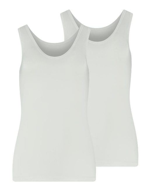 RJ Bodywear Pure Color Extra comfort wit dames hemd