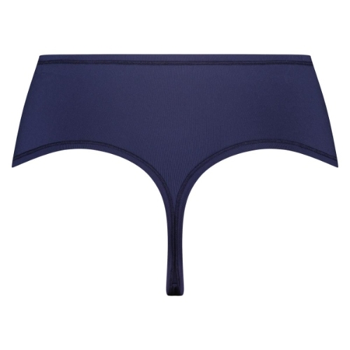 RJ Bodywear Pure Color Extra comfort marine blauw string