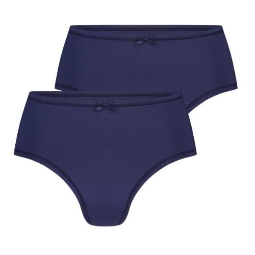 RJ Bodywear Pure Color Extra comfort marine blauw string