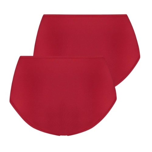 RJ Bodywear Pure Color Extra comfort rood slip