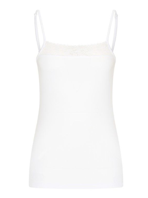 RJ Bodywear Pure Color wit dames hemd