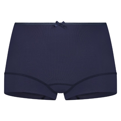 RJ Bodywear Pure Color marine blauw short