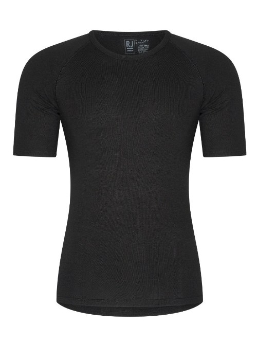 RJ Bodywear Men Thermo Pro zwart heren thermo t-shirt