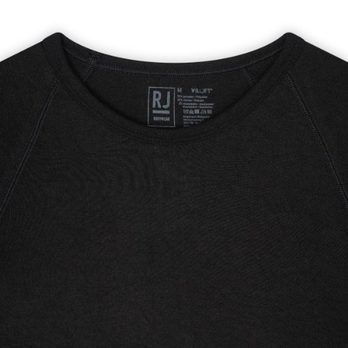 RJ Bodywear Men Thermo Pro zwart heren thermo t-shirt