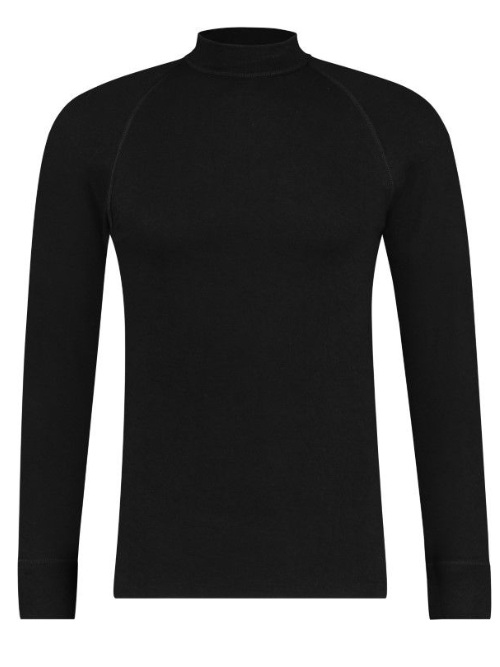 RJ Bodywear Men Thermo Pro zwart heren thermo t-shirt