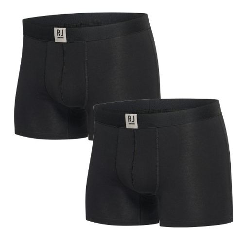 RJ Bodywear Men Everyday zwart katoenen trunk