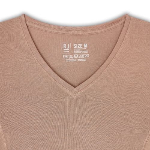 RJ Bodywear Men Sweatproof beige shirt