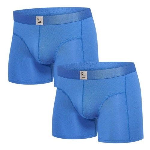 RJ Bodywear Men Pure Color blauw sport boxer