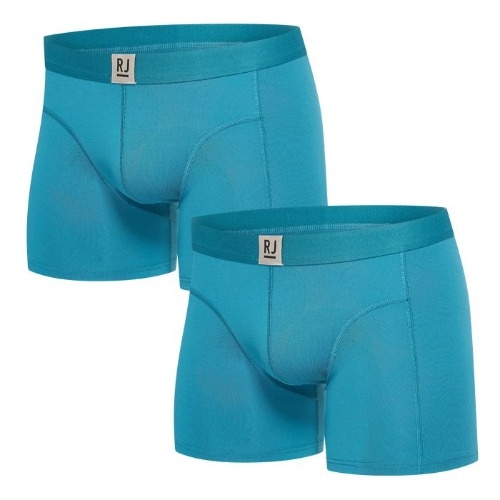 RJ Bodywear Men Pure Color petrol sport boxer