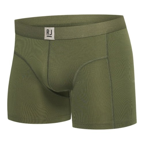RJ Bodywear Men Pure Color groen sport boxer