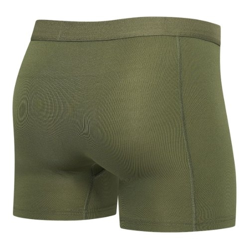 RJ Bodywear Men Pure Color groen sport boxer