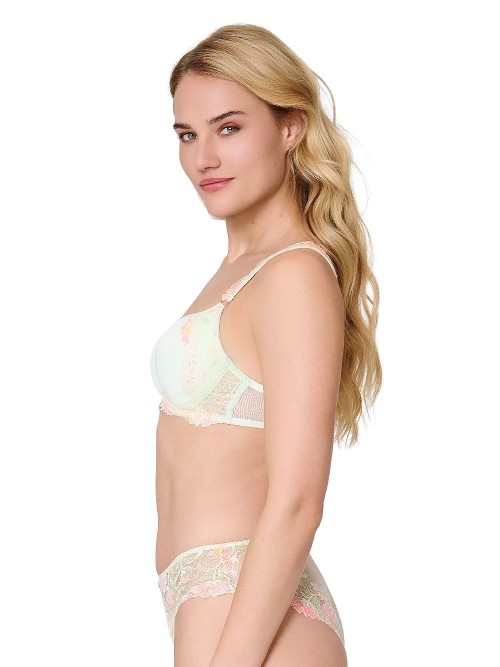 LingaDore Summer Flowers groen voorgevormde bh