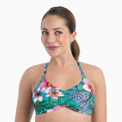 Anita Care Santa Rosa blauw prothese bikinitop